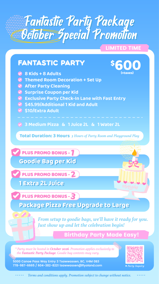 October Fantastic Party Package Promo!